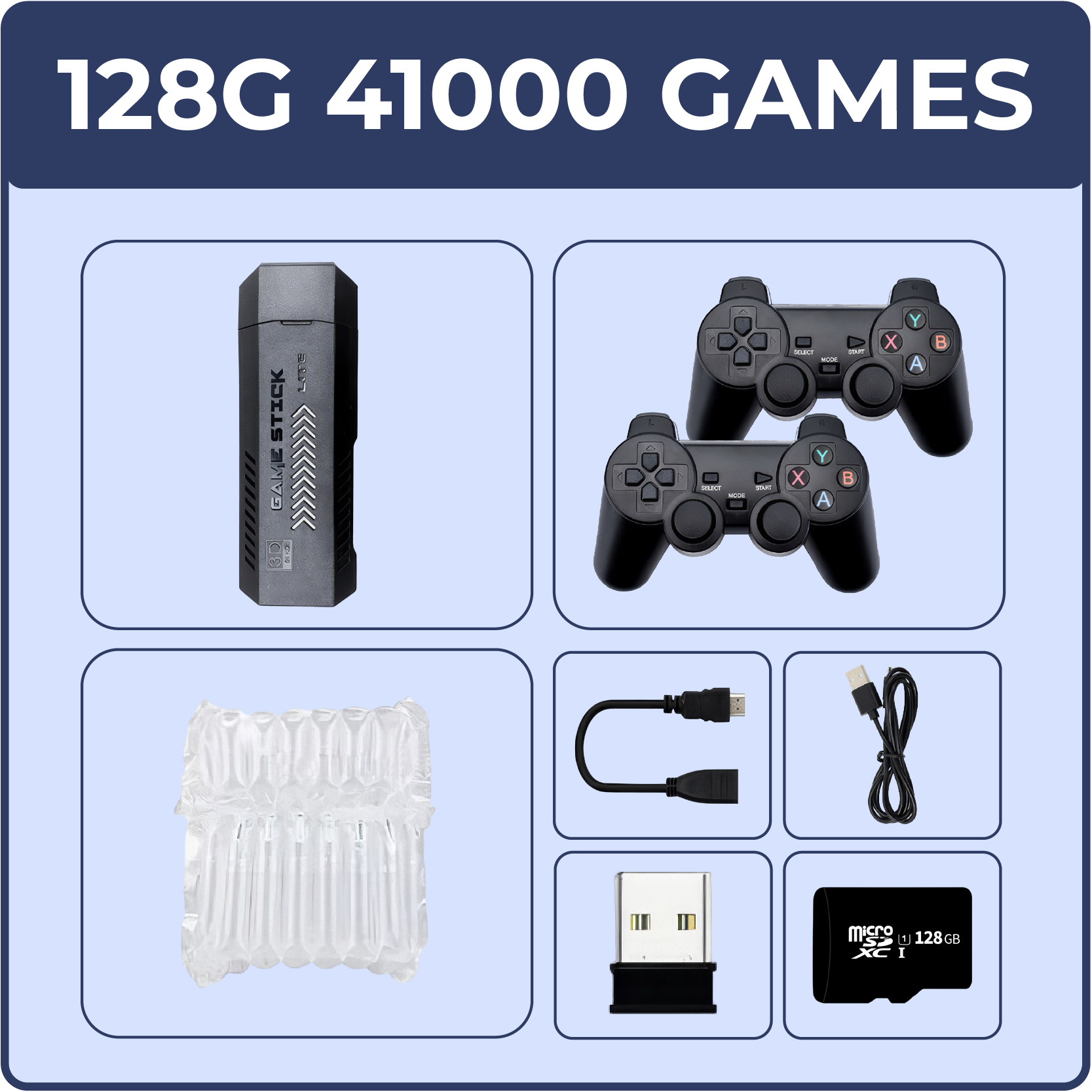 Retro Rizzle X2 Plus  2024 Gaming Stick & Rechargeable Wireless Remote controllers  40000+ Games Embrace Gaming Nostalgia. 1000% WORTH IT!